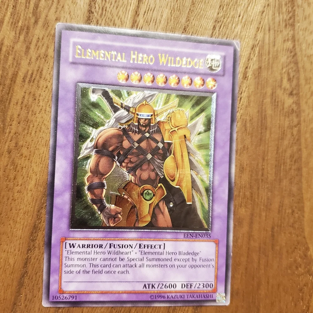 Yu-Gi-Oh Elemental Hero Wildedge Trading Card - Picture 4 of 15